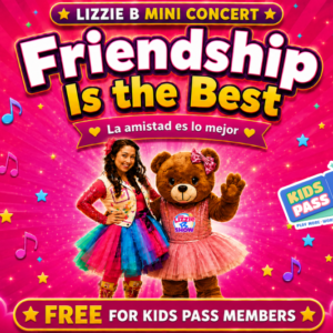 LIZZIE B & PINK BEAR MINI CONCERT