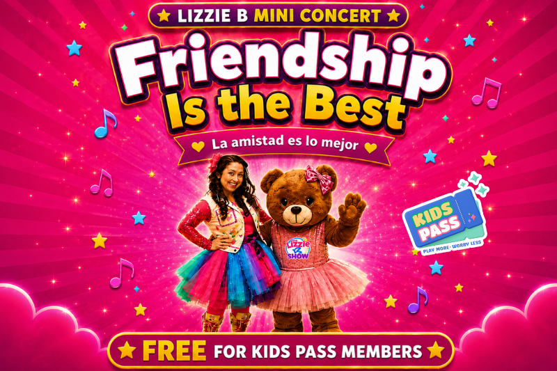 LIZZIE B & PINK BEAR MINI CONCERT